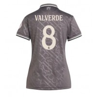 Fotballdrakt Dame Real Madrid Federico Valverde #8 Tredjedrakt 2024-25 Kortermet